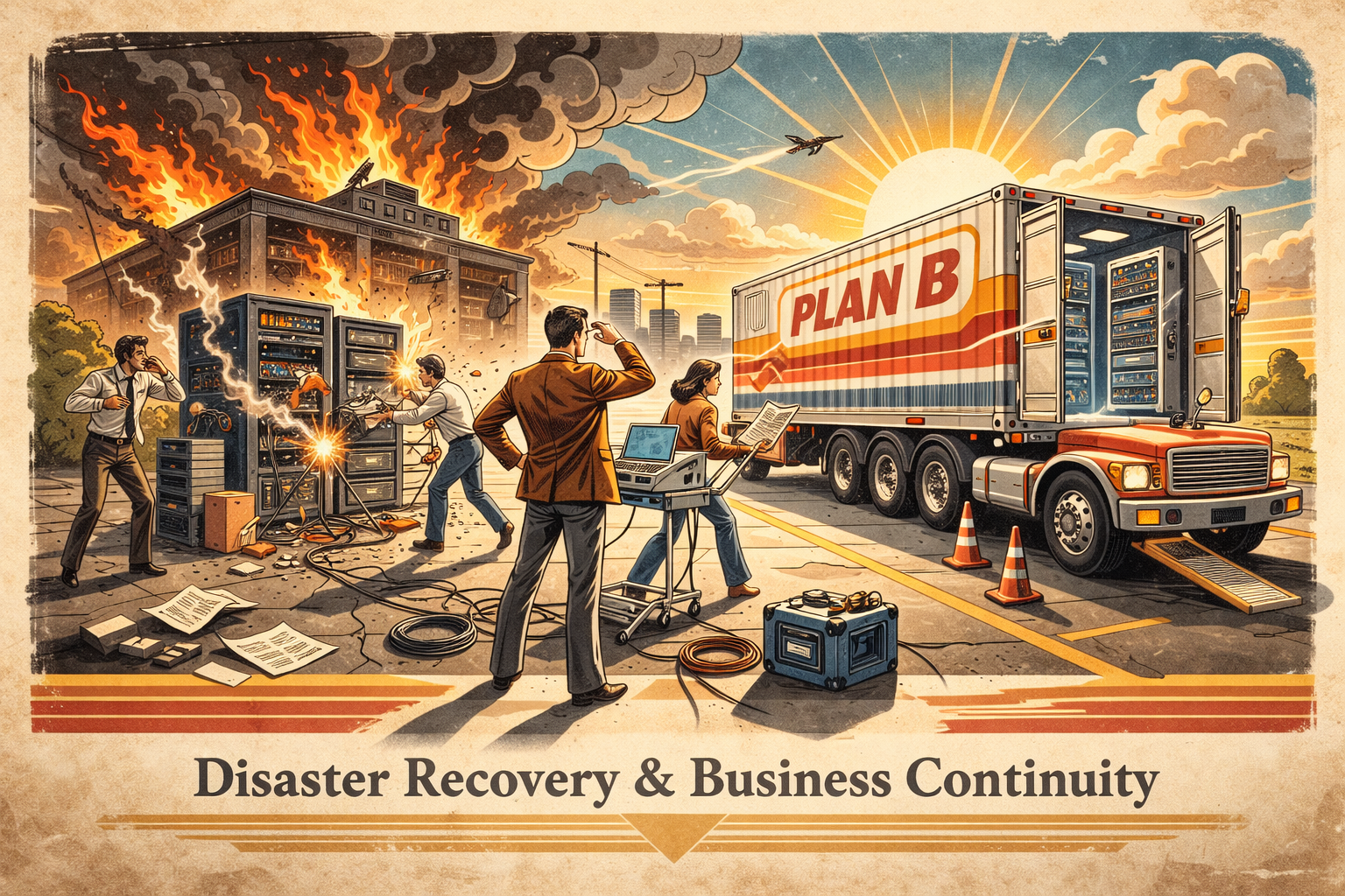 Background showcasing HPC and AI innovations